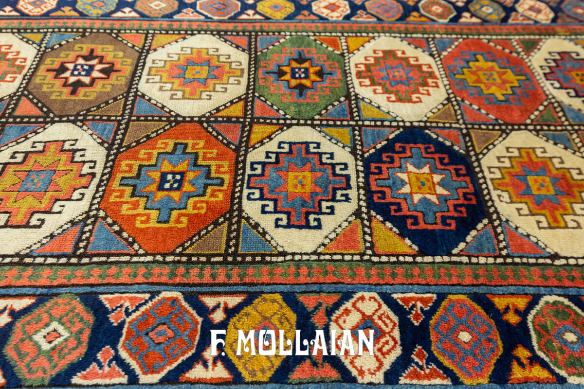 Caucasian Rug Moghan Multicolor Runner n°:71193526